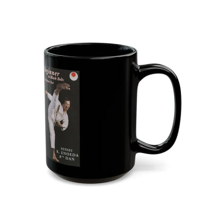 BEGINNER TO BLACK BELT THE MASTER TEXT (VHS COVER) - Black Coffee Mug-Go Mug Yourself