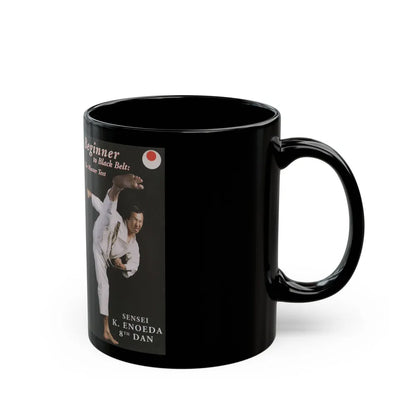 BEGINNER TO BLACK BELT THE MASTER TEXT (VHS COVER) - Black Coffee Mug-Go Mug Yourself