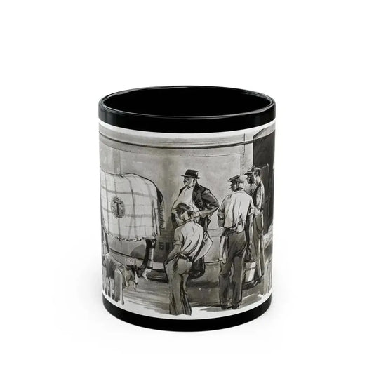 Beginning - Beyond Control (1), Liberty magazine, August 6, 1932 - Black Coffee Mug 11oz - Go Mug Yourself