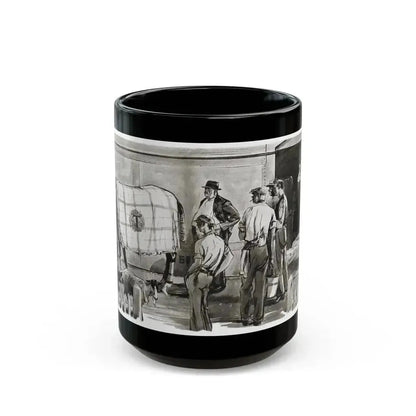 Beginning - Beyond Control (1), Liberty magazine, August 6, 1932 - Black Coffee Mug 15oz - Go Mug Yourself