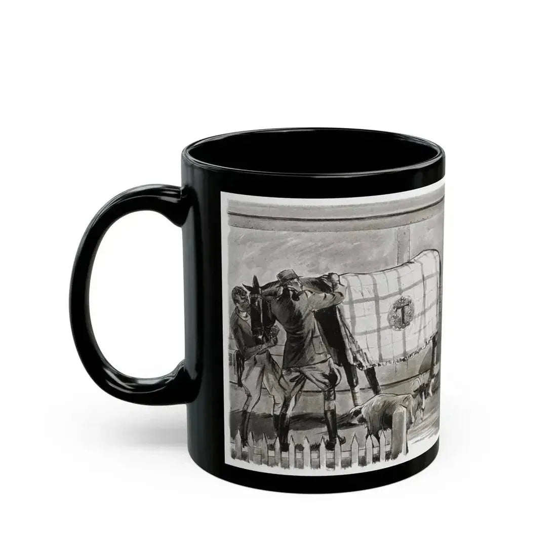 Beginning - Beyond Control (1), Liberty magazine, August 6, 1932 - Black Coffee Mug - Go Mug Yourself