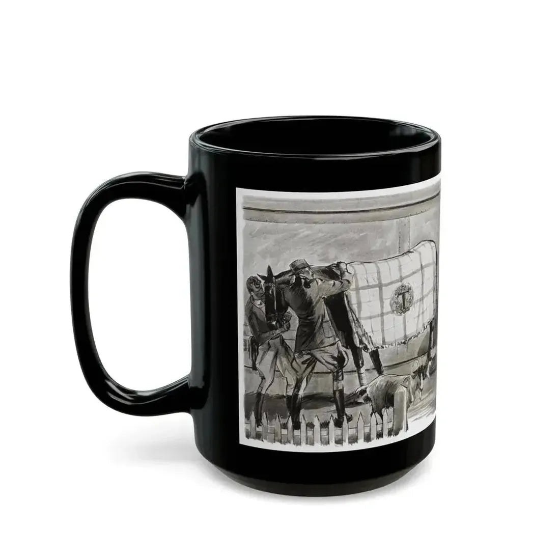 Beginning - Beyond Control (1), Liberty magazine, August 6, 1932 - Black Coffee Mug - Go Mug Yourself