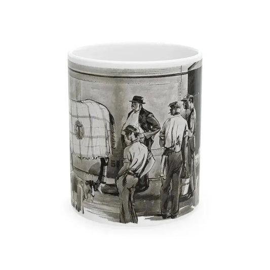 Beginning - Beyond Control (1), Liberty magazine, August 6, 1932 - White Coffee Mug 11oz - Go Mug Yourself