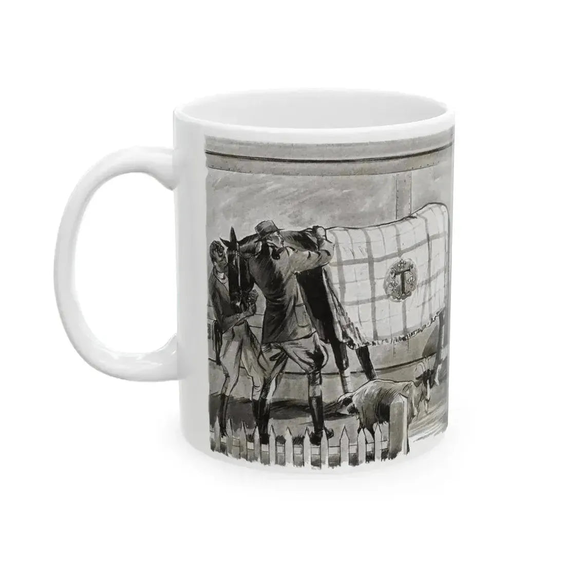 Beginning - Beyond Control (1), Liberty magazine, August 6, 1932 - White Coffee Mug - Go Mug Yourself