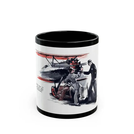 Beginning - Beyond Control (2), Liberty magazine, August 6, 1932 - Black Coffee Mug 11oz - Go Mug Yourself