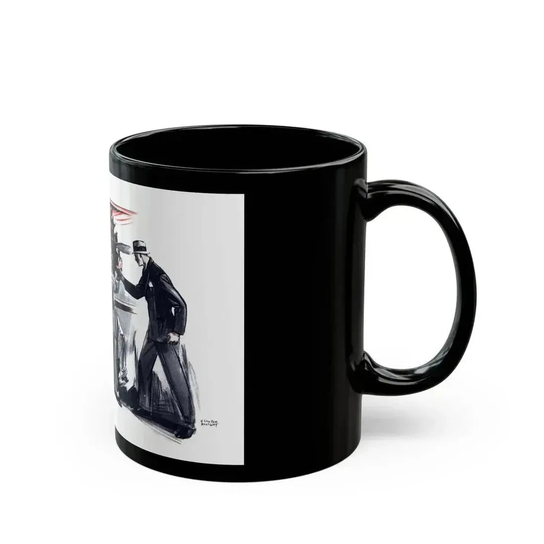 Beginning - Beyond Control (2), Liberty magazine, August 6, 1932 - Black Coffee Mug - Go Mug Yourself