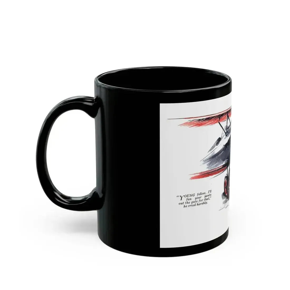 Beginning - Beyond Control (2), Liberty magazine, August 6, 1932 - Black Coffee Mug - Go Mug Yourself