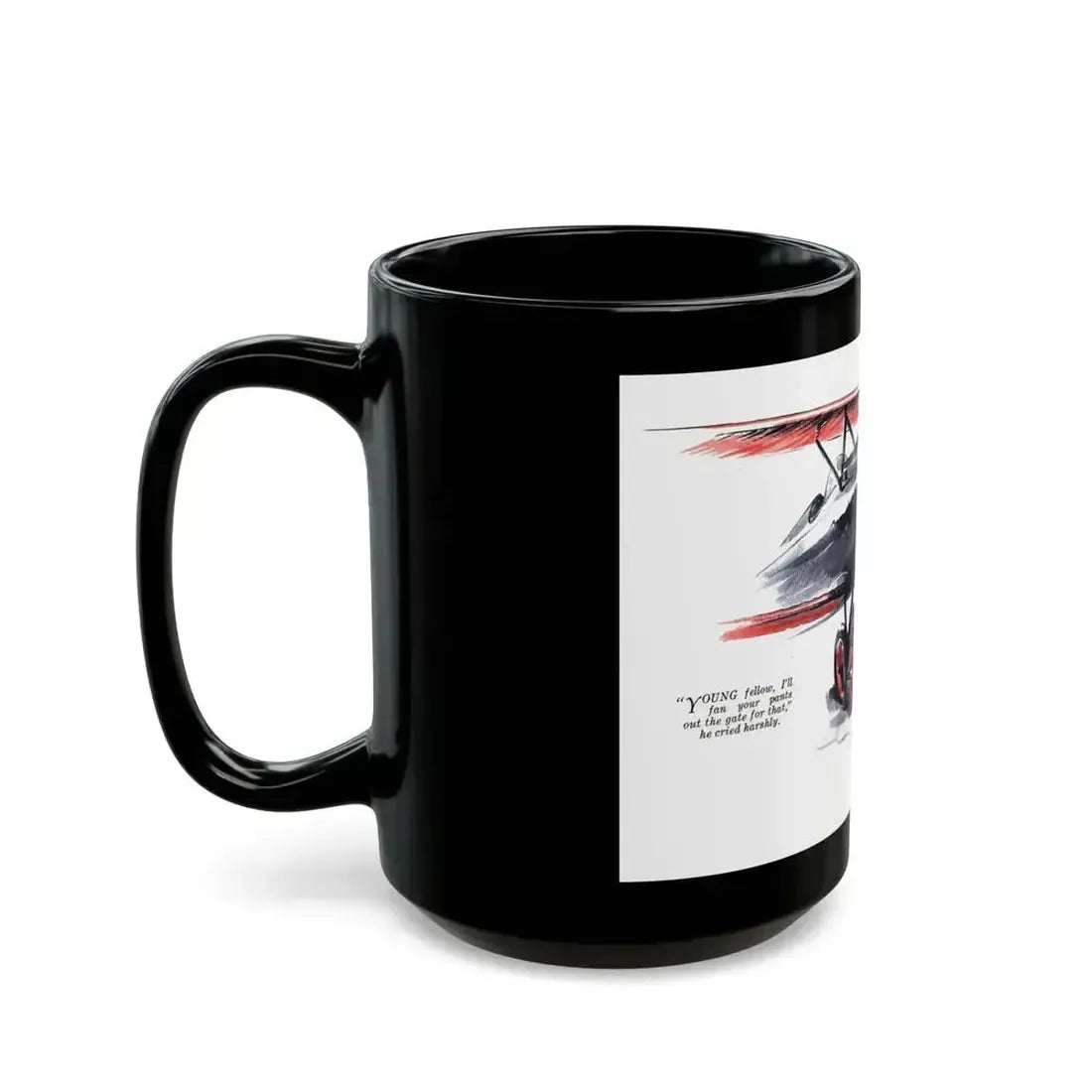 Beginning - Beyond Control (2), Liberty magazine, August 6, 1932 - Black Coffee Mug - Go Mug Yourself