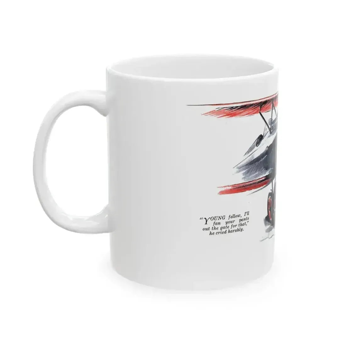 Beginning - Beyond Control (2), Liberty magazine, August 6, 1932 - White Coffee Mug - Go Mug Yourself