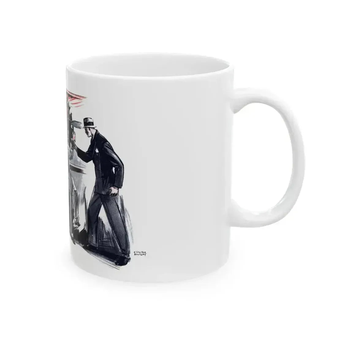 Beginning - Beyond Control (2), Liberty magazine, August 6, 1932 - White Coffee Mug - Go Mug Yourself