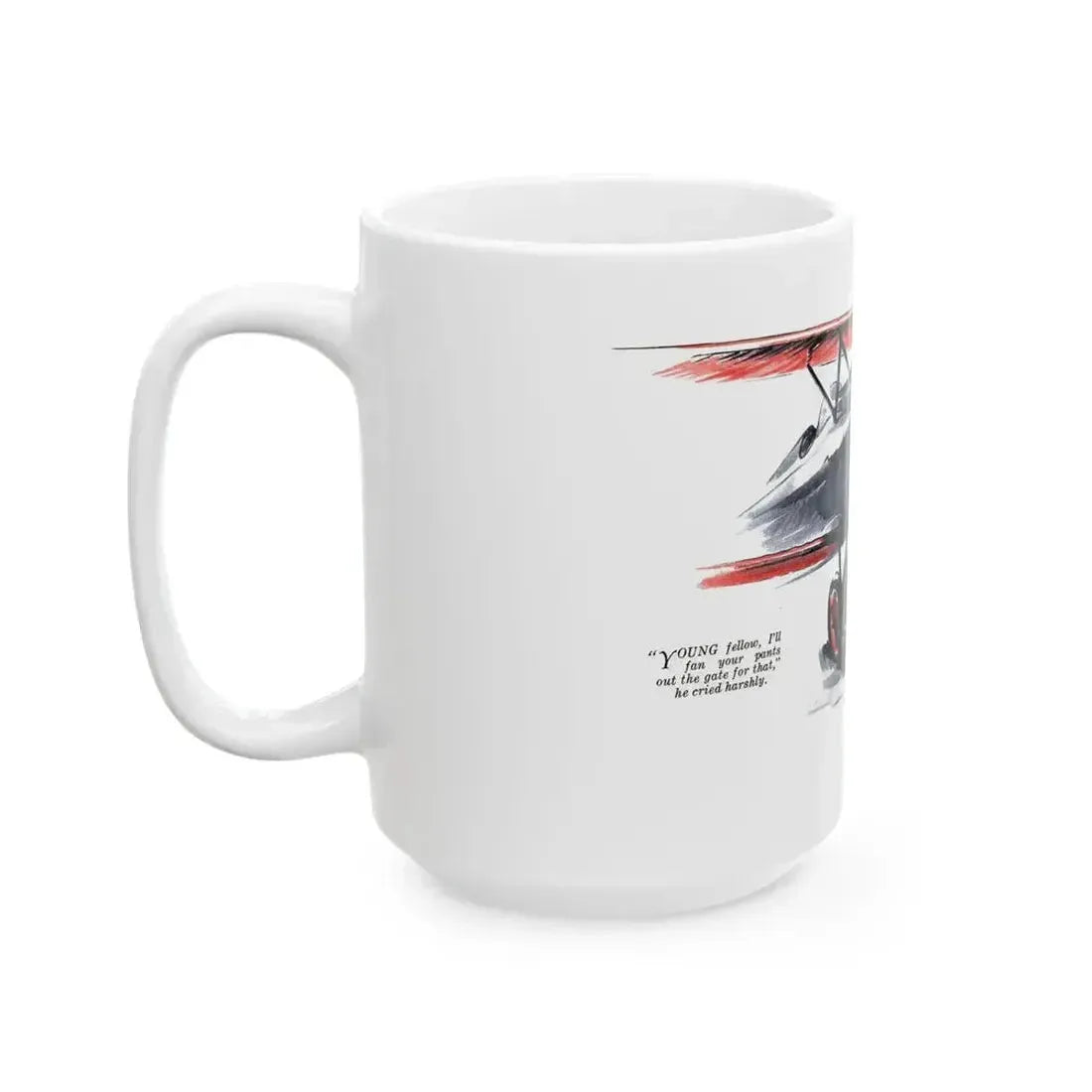 Beginning - Beyond Control (2), Liberty magazine, August 6, 1932 - White Coffee Mug - Go Mug Yourself