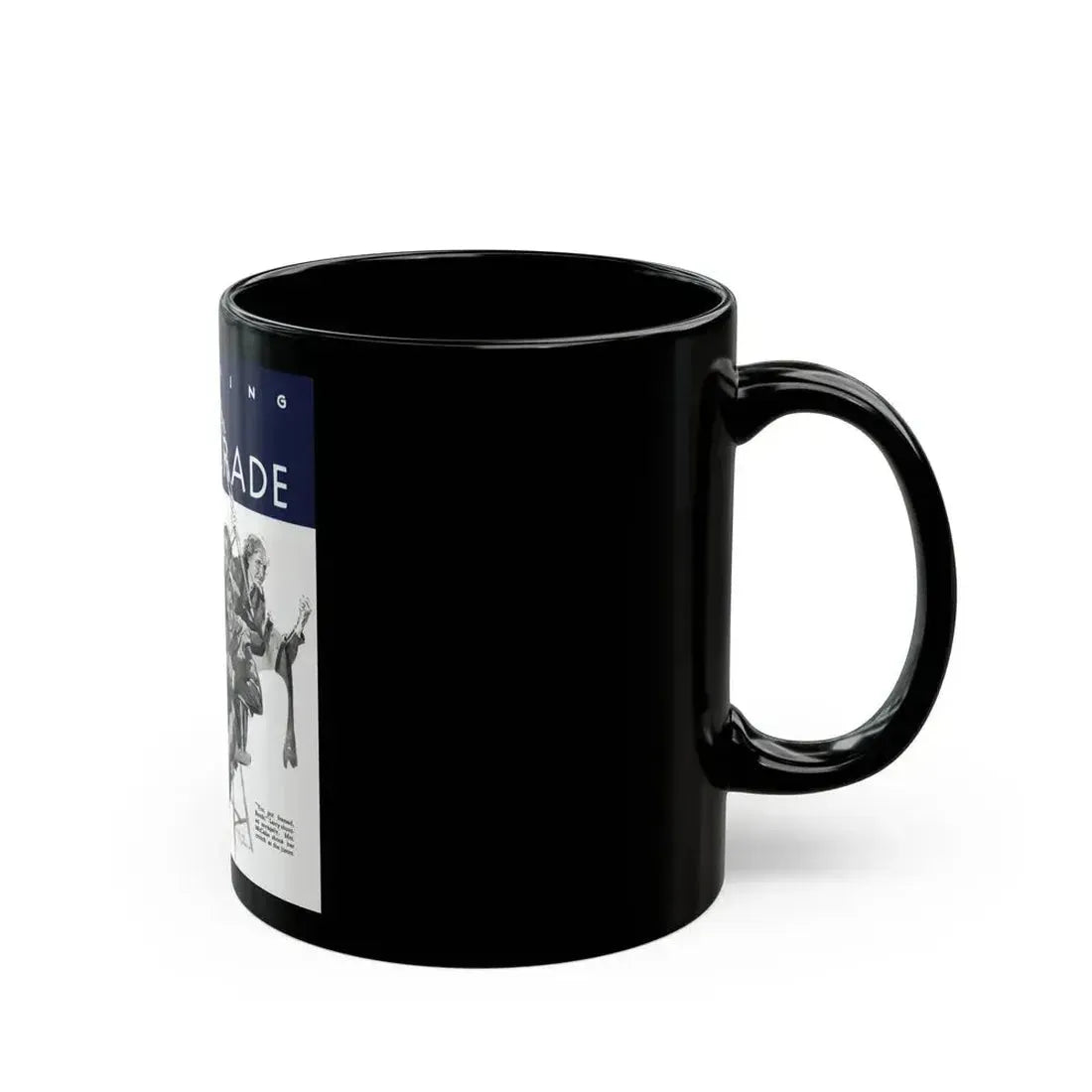 Beginning - Dark Masquerade (1), Liberty magazine, May 23, 1936 - Black Coffee Mug - Go Mug Yourself