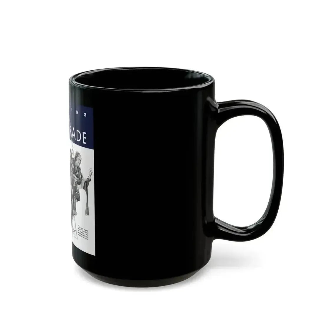 Beginning - Dark Masquerade (1), Liberty magazine, May 23, 1936 - Black Coffee Mug - Go Mug Yourself