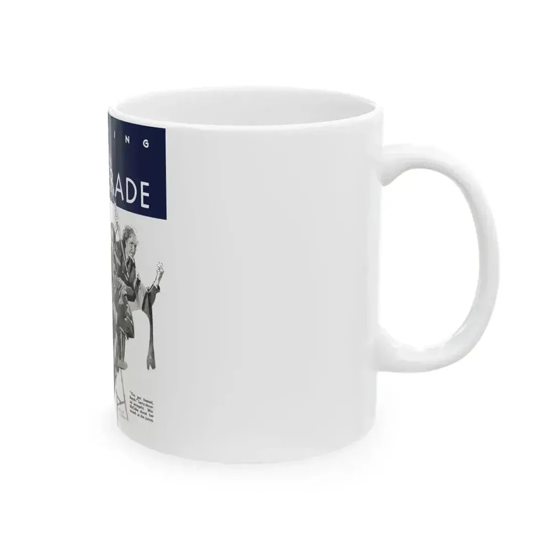 Beginning - Dark Masquerade (1), Liberty magazine, May 23, 1936 - White Coffee Mug - Go Mug Yourself