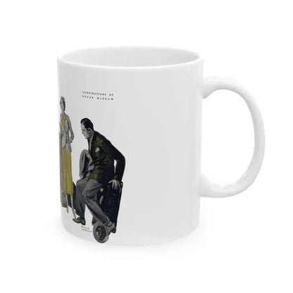 Beginning - Dark Masquerade (2), Liberty magazine, May 23, 1936 - White Coffee Mug - Go Mug Yourself