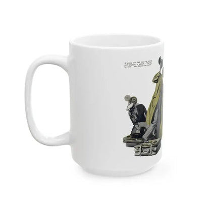 Beginning - Dark Masquerade (2), Liberty magazine, May 23, 1936 - White Coffee Mug - Go Mug Yourself
