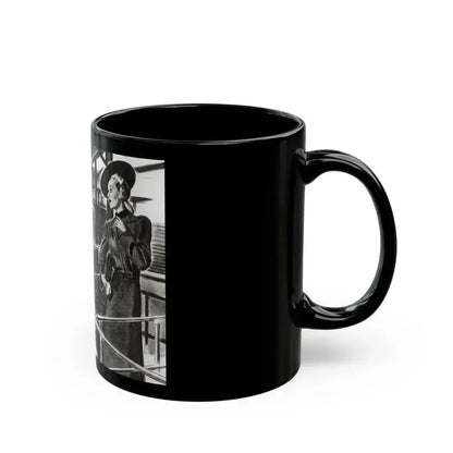 Beginning - Footsteps Behind Her, Liberty magazine, June 21, 1941 - Black Coffee Mug - Go Mug Yourself