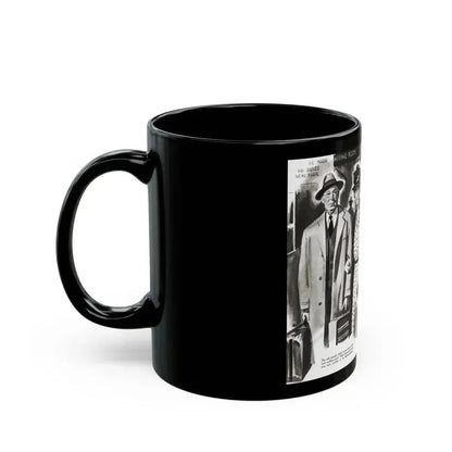 Beginning - Footsteps Behind Her, Liberty magazine, June 21, 1941 - Black Coffee Mug - Go Mug Yourself