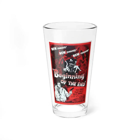 BEGINNING OF THE END 1957 Movie Poster - Pint Glass 16oz 16oz - Go Mug Yourself