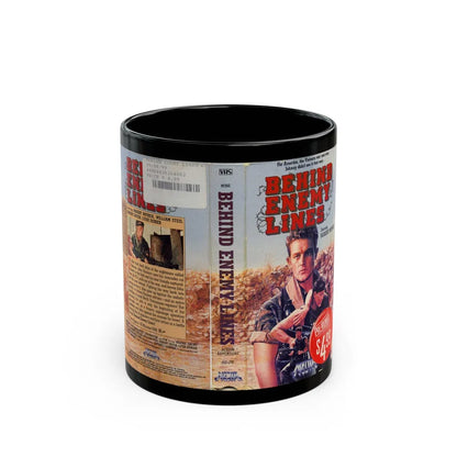 BEHIND ENEMY LINES (VHS COVER) - Black Coffee Mug-11oz-Go Mug Yourself