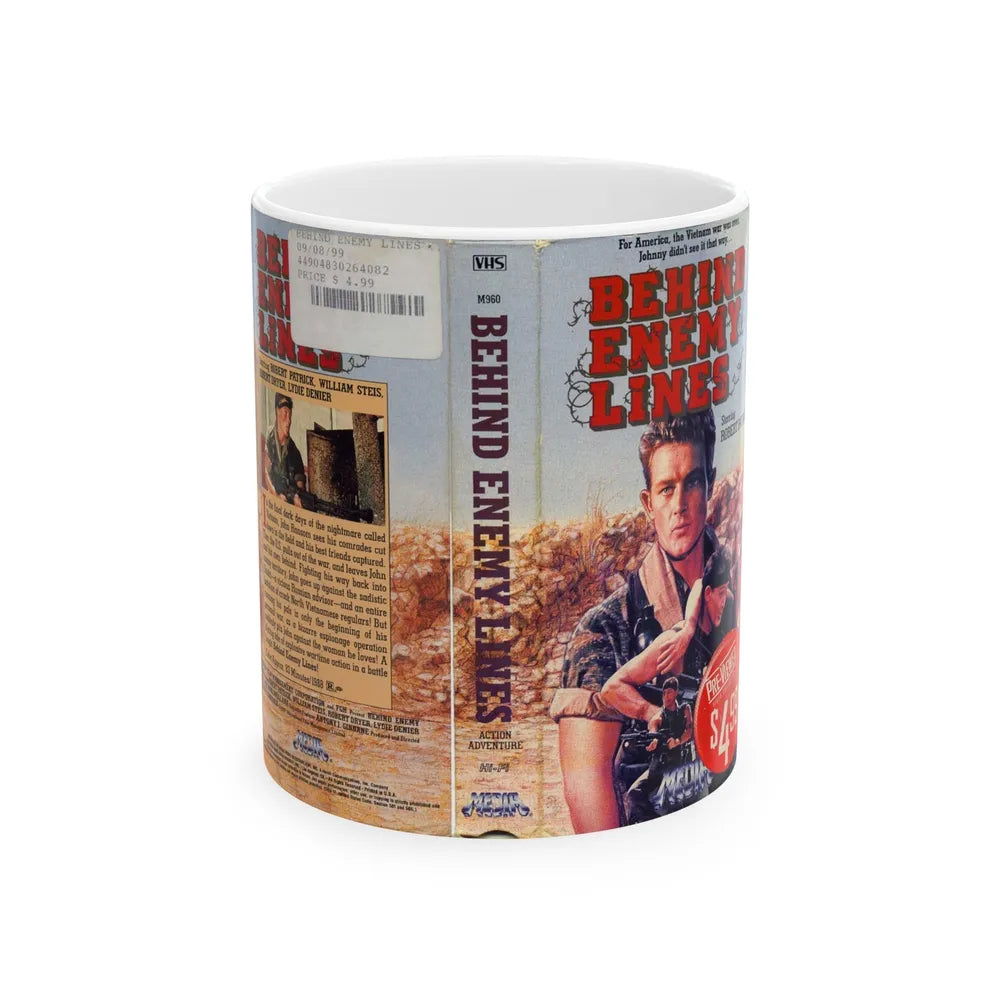 BEHIND ENEMY LINES (VHS COVER) - White Coffee Mug-11oz-Go Mug Yourself