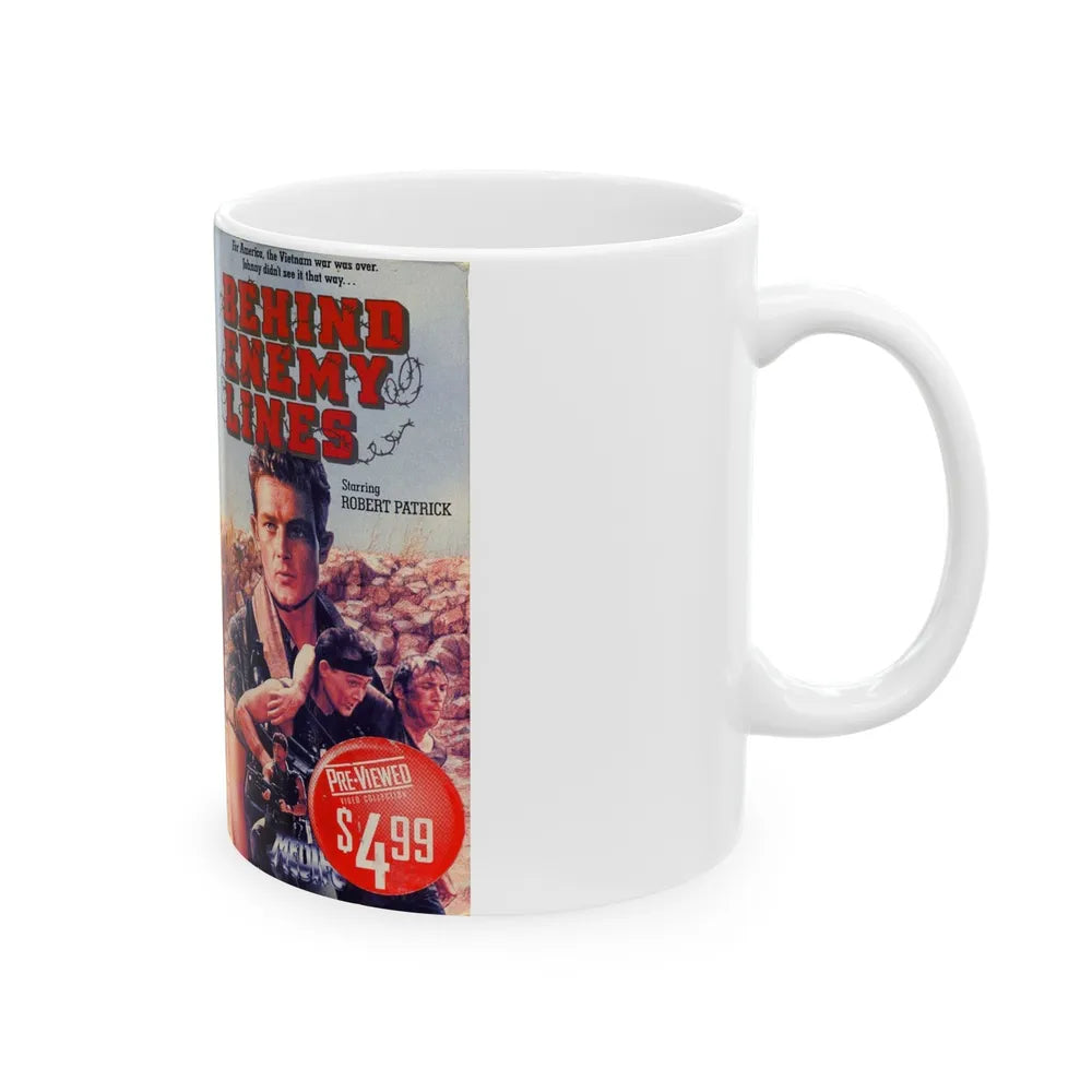 BEHIND ENEMY LINES (VHS COVER) - White Coffee Mug-Go Mug Yourself