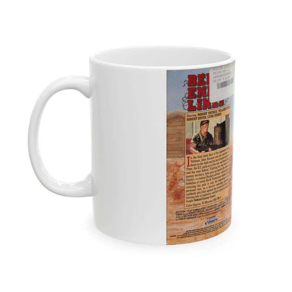 BEHIND ENEMY LINES (VHS COVER) - White Coffee Mug-Go Mug Yourself