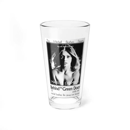 BEHIND THE GREEN DOOR 1972 Movie Poster - Pint Glass 16oz 16oz - Go Mug Yourself