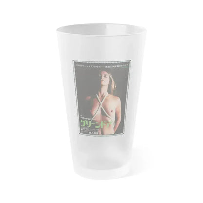 BEHIND THE GREEN DOOR (ASIAN) 1972 Movie Poster - Frosted Pint Glass 16oz 16oz Frosted - Go Mug Yourself