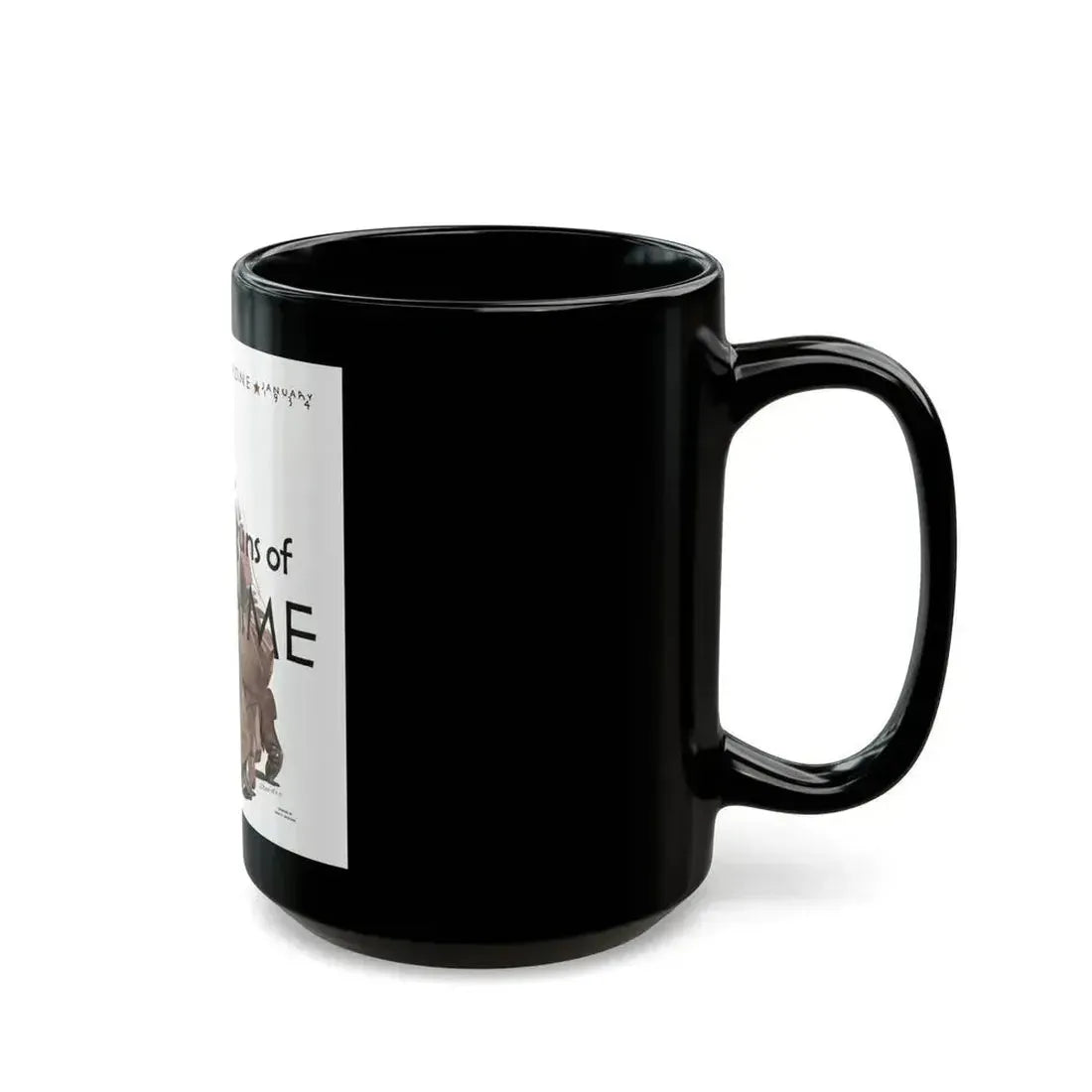 Behind the guns of Crime, The American Magazine, January 1934 - Black Coffee Mug - Go Mug Yourself