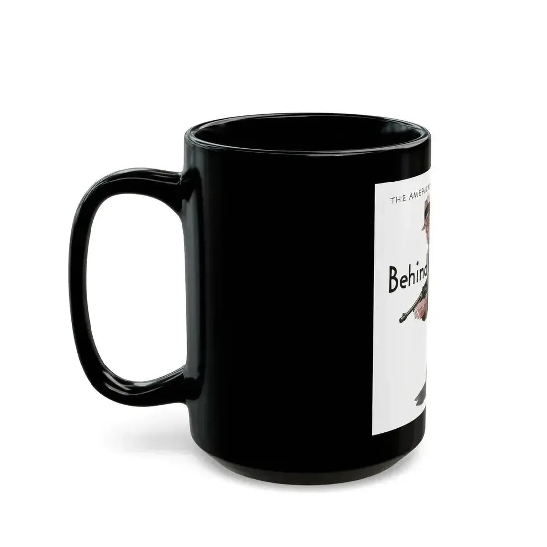 Behind the guns of Crime, The American Magazine, January 1934 - Black Coffee Mug - Go Mug Yourself