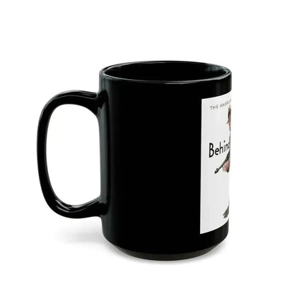 Behind the guns of Crime, The American Magazine, January 1934 - Black Coffee Mug - Go Mug Yourself