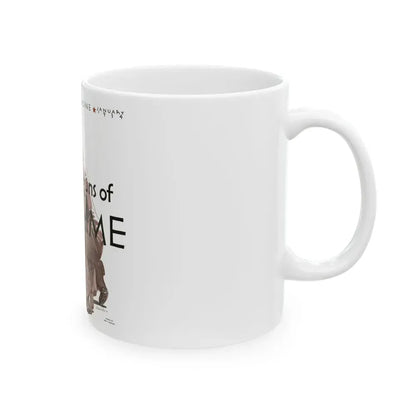 Behind the guns of Crime, The American Magazine, January 1934 - White Coffee Mug - Go Mug Yourself