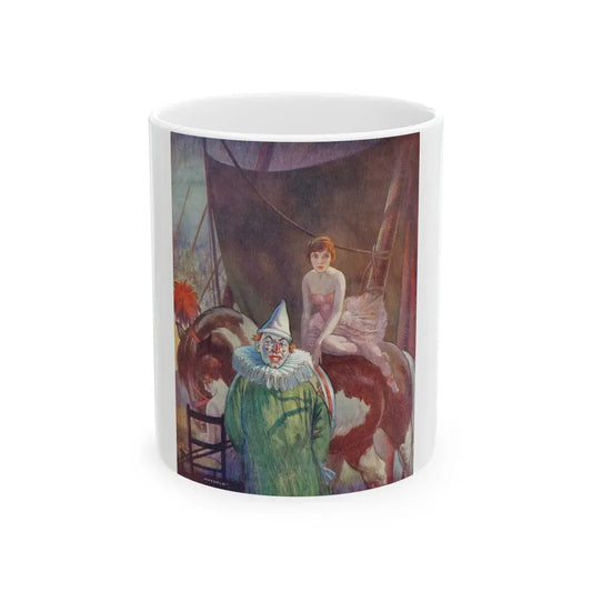 Behind The Scenes At A Circus, Help Yourself Annual, 1931 - White Coffee Mug 11oz - Go Mug Yourself