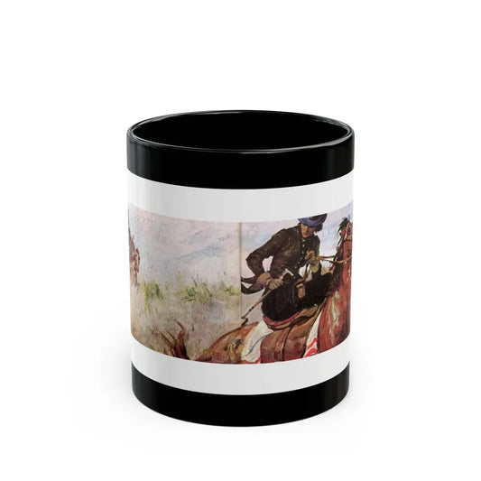 Behold the Brown-Faced Men, Saturday Evening Post, September 9, 1939 - Black Coffee Mug 11oz - Go Mug Yourself