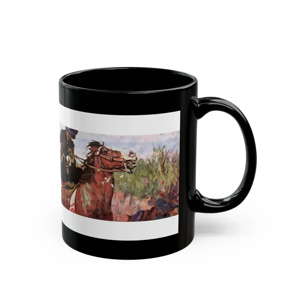 Behold the Brown-Faced Men, Saturday Evening Post, September 9, 1939 - Black Coffee Mug - Go Mug Yourself