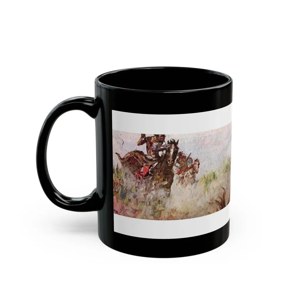 Behold the Brown-Faced Men, Saturday Evening Post, September 9, 1939 - Black Coffee Mug - Go Mug Yourself