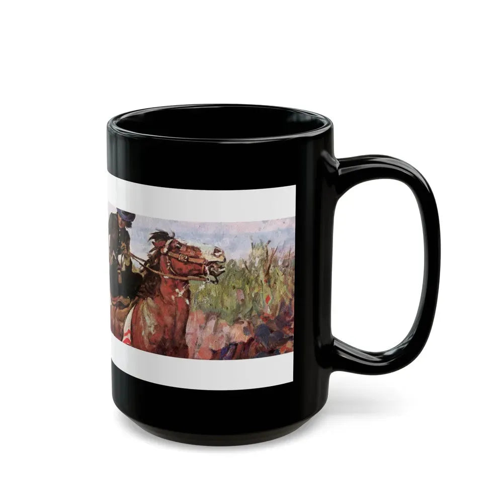Behold the Brown-Faced Men, Saturday Evening Post, September 9, 1939 - Black Coffee Mug - Go Mug Yourself