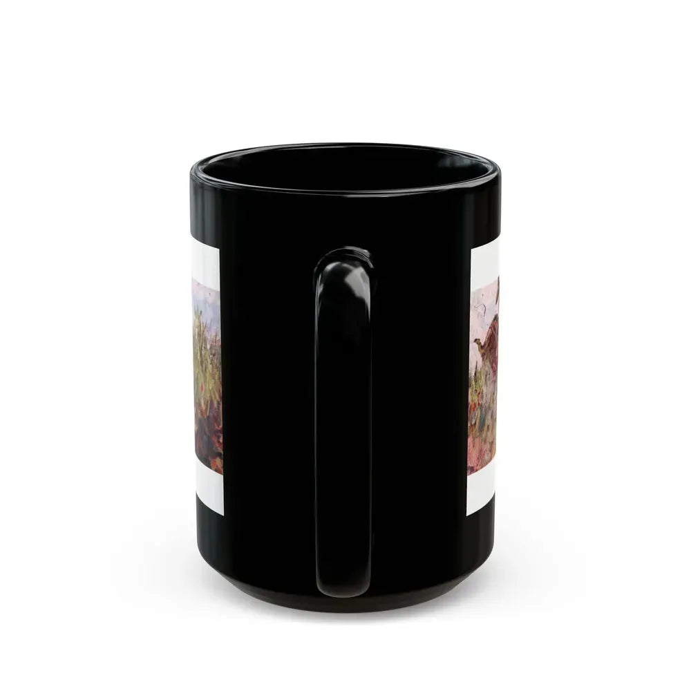 Behold the Brown-Faced Men, Saturday Evening Post, September 9, 1939 - Black Coffee Mug - Go Mug Yourself