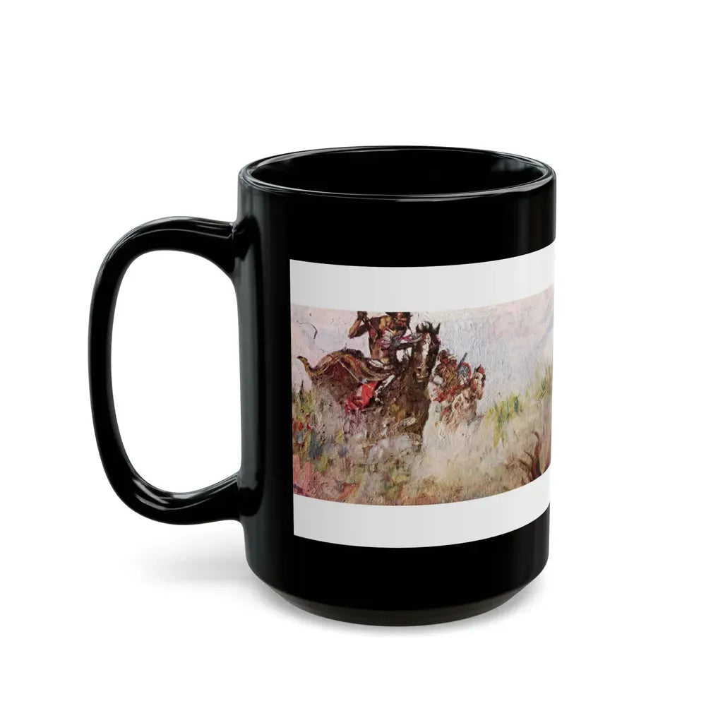 Behold the Brown-Faced Men, Saturday Evening Post, September 9, 1939 - Black Coffee Mug - Go Mug Yourself