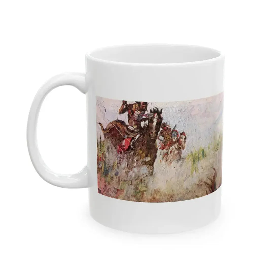 Behold the Brown-Faced Men, Saturday Evening Post, September 9, 1939 - White Coffee Mug - Go Mug Yourself