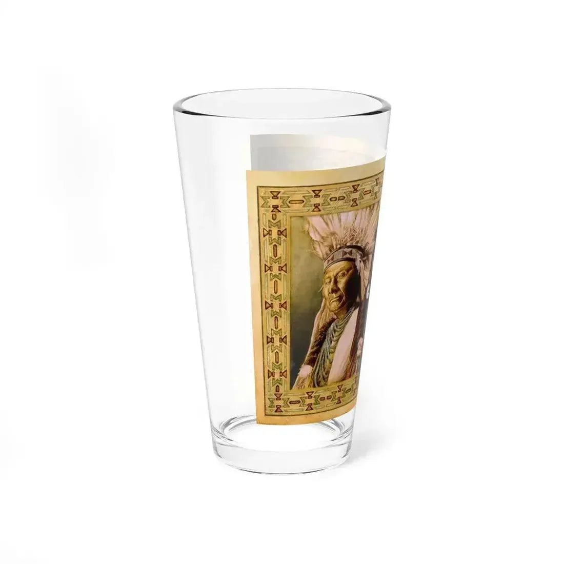 Behrens, David - Chief Joseph (Native Americans in Art) Pint Glass 16oz - Go Mug Yourself