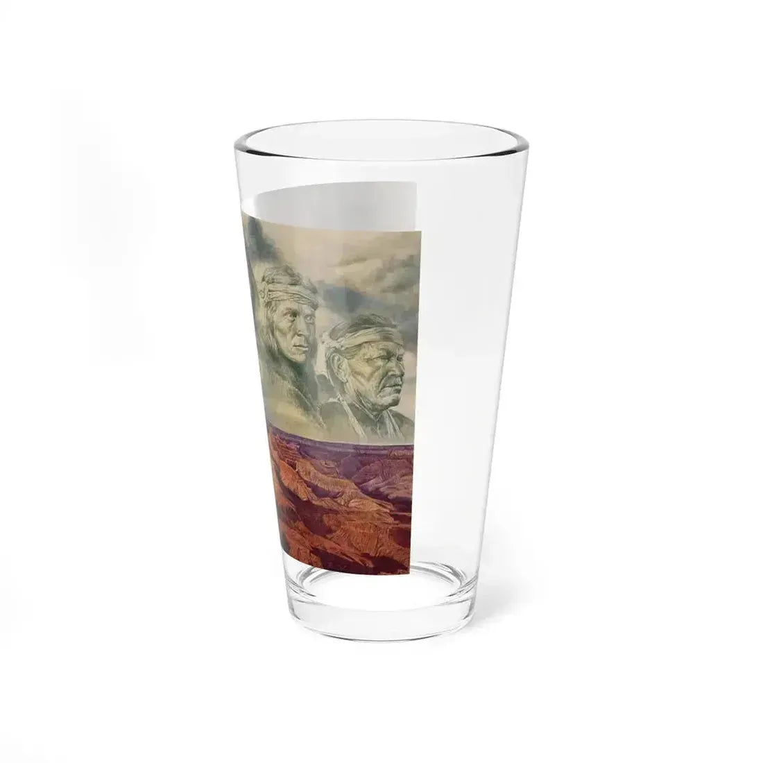 Behrens, David - Grandfather Earth (Native Americans in Art) Pint Glass 16oz - Go Mug Yourself