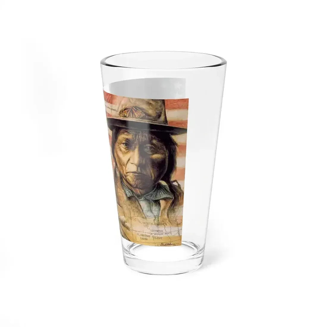 Behrens, David - Iron Horse (Native Americans in Art) Pint Glass 16oz - Go Mug Yourself