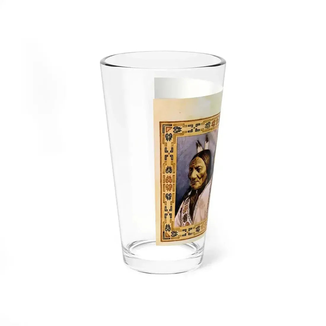Behrens, David - Sitting Bull (Native Americans in Art) Pint Glass 16oz - Go Mug Yourself