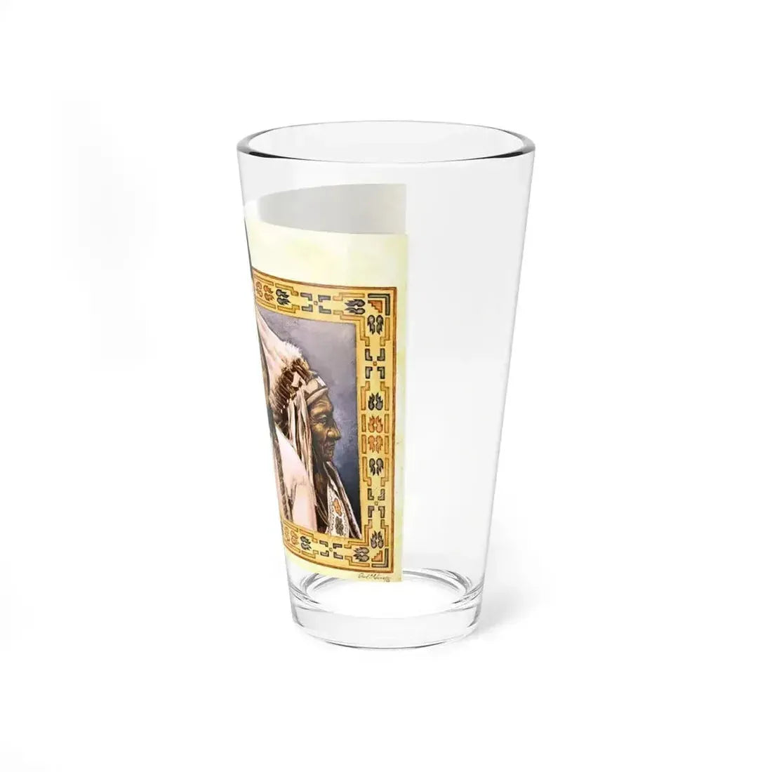 Behrens, David - Sitting Bull (Native Americans in Art) Pint Glass 16oz - Go Mug Yourself