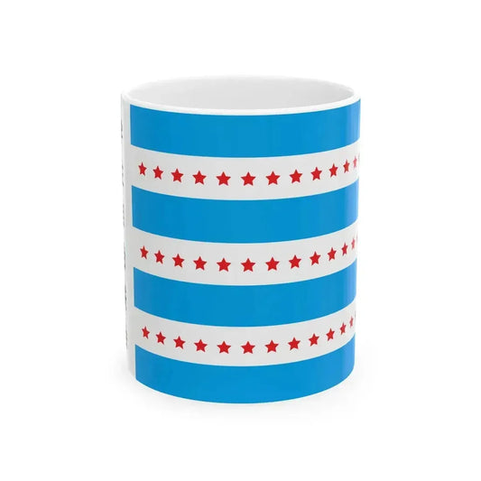 Beijing Students Autonomous Federation Flag Improved (China) White Coffee Mug 11oz - Go Mug Yourself
