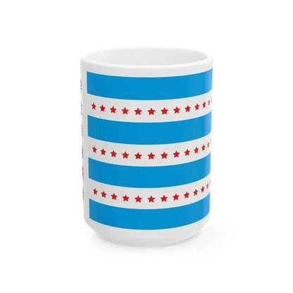 Beijing Students Autonomous Federation Flag Improved (China) White Coffee Mug 15oz - Go Mug Yourself