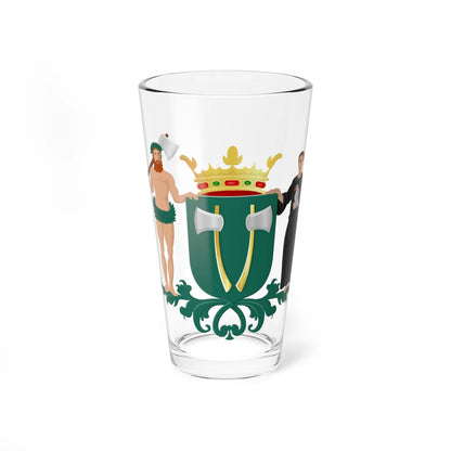 Beilen wapen (Netherlands) (Coat of Arms) Pint Glass 16oz - Go Mug Yourself