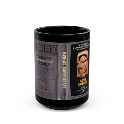 BEING DIFFERENT (VHS COVER) - Black Coffee Mug-15oz-Go Mug Yourself